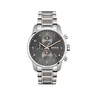 BOSS Skymaster 1513789 Mens Watch 44mm Grey Dial Stainless Steel