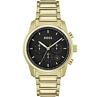 BOSS Trace 1514006 Mens Watch 44mm Black Dial Stainless Steel