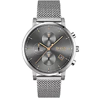 BOSS Integrity 1513807 Mens Watch 43mm Grey Dial Stainless Steel