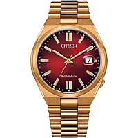 Citizen Tsuyosa NJ015382X Mens Watch 40mm Red Dial Stainless Steel