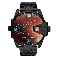 Diesel Uber Chief DZ7373 Mens Watch 62mm Black Dial Stainless Steel