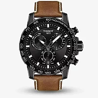 Tissot TSport T125.617.36.051.01 Mens Watch 45.5mm Black Dial Leather