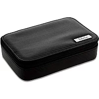 Mele and Co Carbon Fibre Effect Cufflink Box