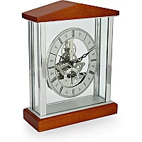 David Peterson SKC05 Cherry Wood Skeleton Mantel Clock