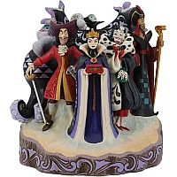 Disney Traditions 6010880 Villains Carved By Heart