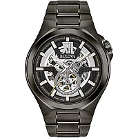 Bulova 98A179 Classic Automatic Skeleton Dial Bracelet Watch