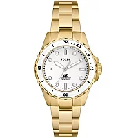 Fossil ES5350 Blue Gold Plated Bracelet Watch