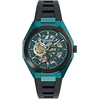 Aston Martin MTRI3F601 Thrill Automatic Black Strap Watch