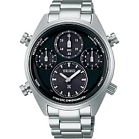 Seiko Prospex SFJ003P1 ft Black On Black Solar Speedtimer Watch