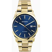 Sekonda 30007 Taylor Gold Plated Blue Dial Bracelet Watch