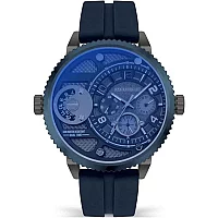 PEWJQ2195240 Police Ray Blue Grey Glass Silicone Strap Watch