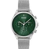 HUGO 1530409 Smash Multi Green Dial Mesh Bracelet Watch