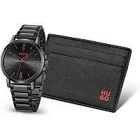 HUGO 1570196 Smooth Watch And Wallet Gift Set