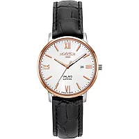 Roamer 958844 49 13 05 Valais Black Leather Strap Watch