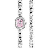 Bulova 96X168 Crystal Set Watch And Bracelet Gift Set