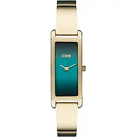 STORM 47546GDT Laila Gold Teal BangleBracelet Watch