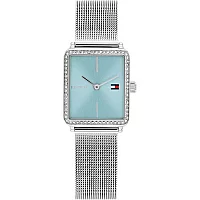 Tommy Hilfiger 1782789 Turquoise Dial Mesh Bracelet Watch