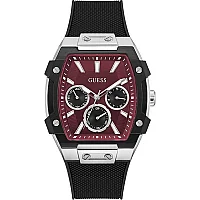 GUESS GW0956G1 Phoenix Black Silicone Strap Watch