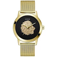 GUESS GW0702G1 Monarch Gold Plated Mesh Bracelet Watch
