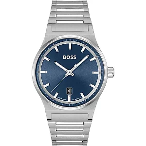 BOSS Candor 1514076 Mens Watch 41mm Blue Dial Stainless Steel