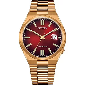 Citizen Tsuyosa NJ015382X Mens Watch 40mm Red Dial Stainless Steel