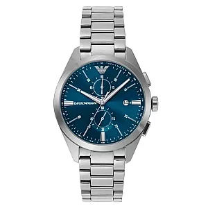Emporio Armani Claudio AR11541 Mens Watch 43.0mm Blue Dial Stainless Steel