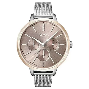 Hugo Boss Symphony 1502423 Womens Watch 38mm Gold Dial Stainless Steel