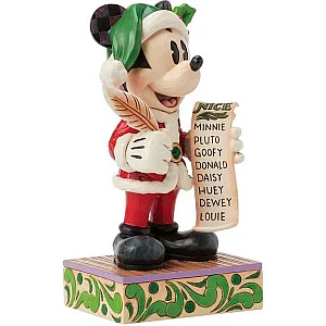 Disney Traditions 6016890 Santa Mickey With List