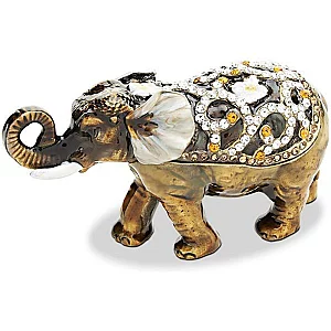 Treasured Trinkets Elephant Trinket Box