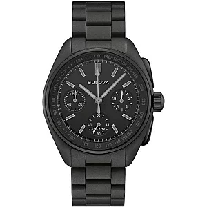 Bulova Archive Series 98A335 Luna Pilot Black Hole Watch