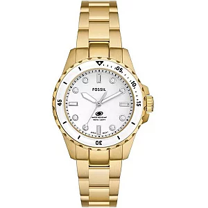 Fossil ES5350 Blue Gold Plated Bracelet Watch