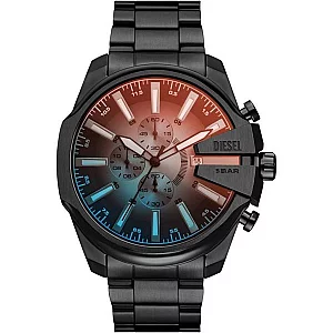 Diesel DZ4689 Mega Chief Slim Chronograph Black IP Bracelet Watch