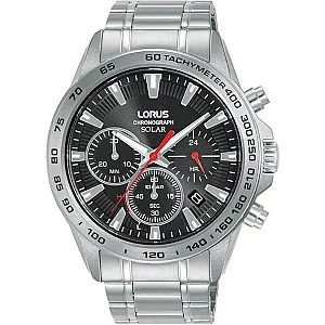 Lorus RZ501AX9 Solar Chronograph Bracelet Watch