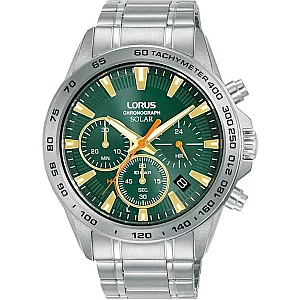 Lorus RZ505AX9 Solar Chronograph Bracelet Watch