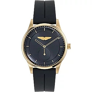 Aston Martin MTIL1F601 Icon SLS Black Silicone Strap Watch