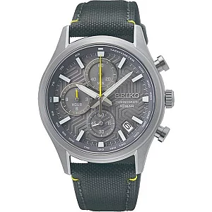 Seiko SSB423P1 Chronograph Black Nylon Strap Watch