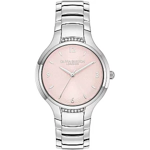 Olivia Burton 24000208 Lea Pink Dial Bracelet Watch