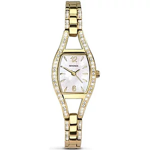 Sekonda 2392 Eleanor Gold Plated Stone Set Bracelet Watch