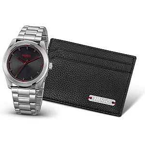 HUGO 1570175 Bright Bracelet Watch And Wallet Gift Set