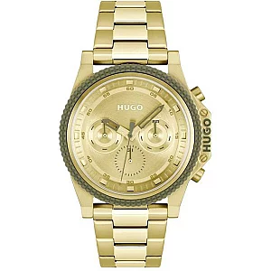 HUGO 1530349 Brave Gold Tone Bracelet Watch