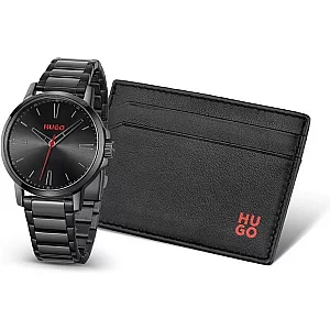 HUGO 1570196 Smooth Watch And Wallet Gift Set