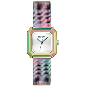 HUGO 1540186 Hazel Rainbow IP Mesh Bracelet Watch