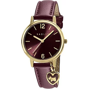 Radley RY22078A Dark Cherry Leather Strap Watch