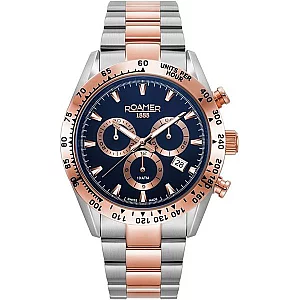 Roamer 850837 49 45 20 Monza 100 Two Tone Bracelet Watch