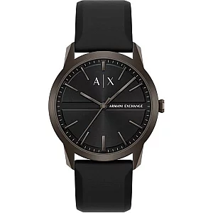Armani Exchange AX2652 Gunmetal IP Black Strap Watch