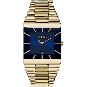 STORM 47195GDB Omari XL Gold Blue Bracelet Watch