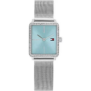 Tommy Hilfiger 1782789 Turquoise Dial Mesh Bracelet Watch
