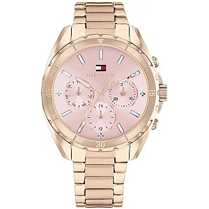 Tommy Hilfiger 1782784 Rose Tone Chronograph Bracelet Watch