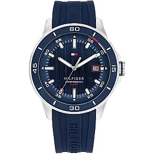 Tommy Hilfiger 1792225 Blue Silicone Strap Watch