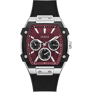 GUESS GW0956G1 Phoenix Black Silicone Strap Watch